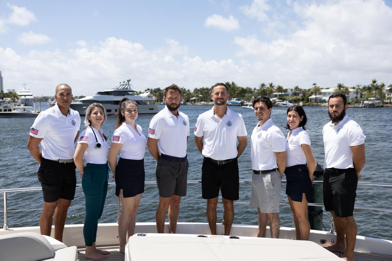 Island Tuff Marine crew ready for vessel management